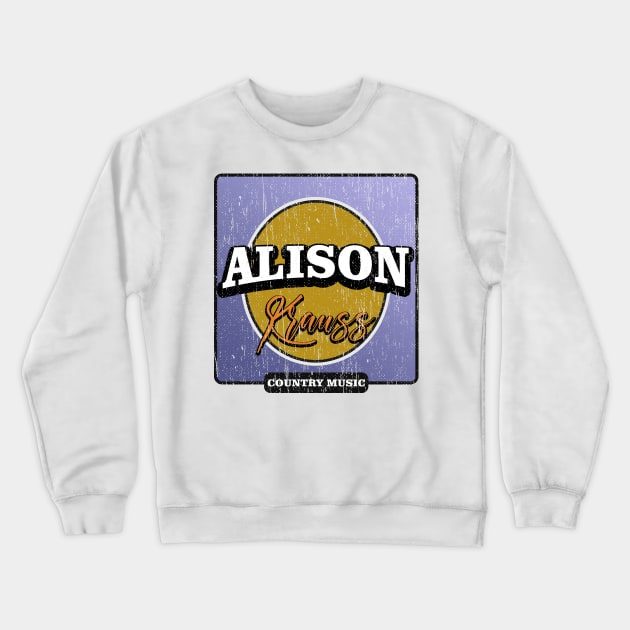 Alison Krauss Musician Crewneck Sweatshirt by Rohimydesignsoncolor
